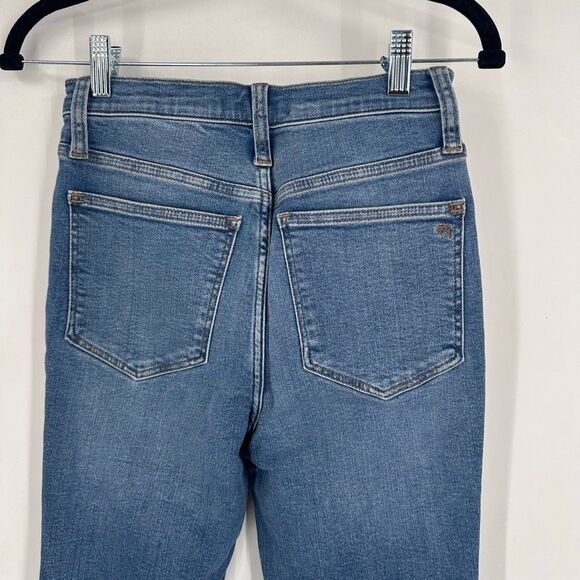 Madewell Women's Mid-Rise Cali Demi Bootcut Jeans Blue Denim Light Wash Size 24 - Picture 7 of 14